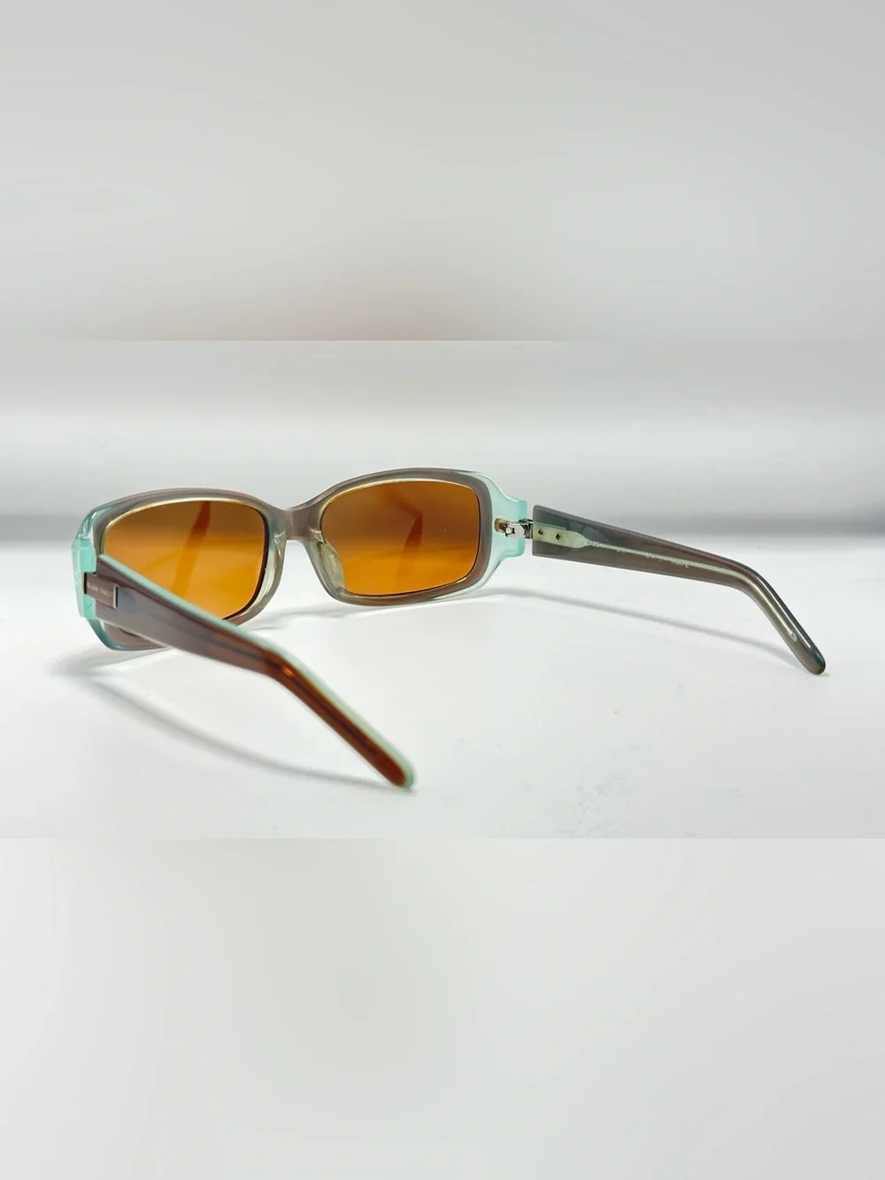Ellen Tracy Brown Oval Sunglasses Frames Only